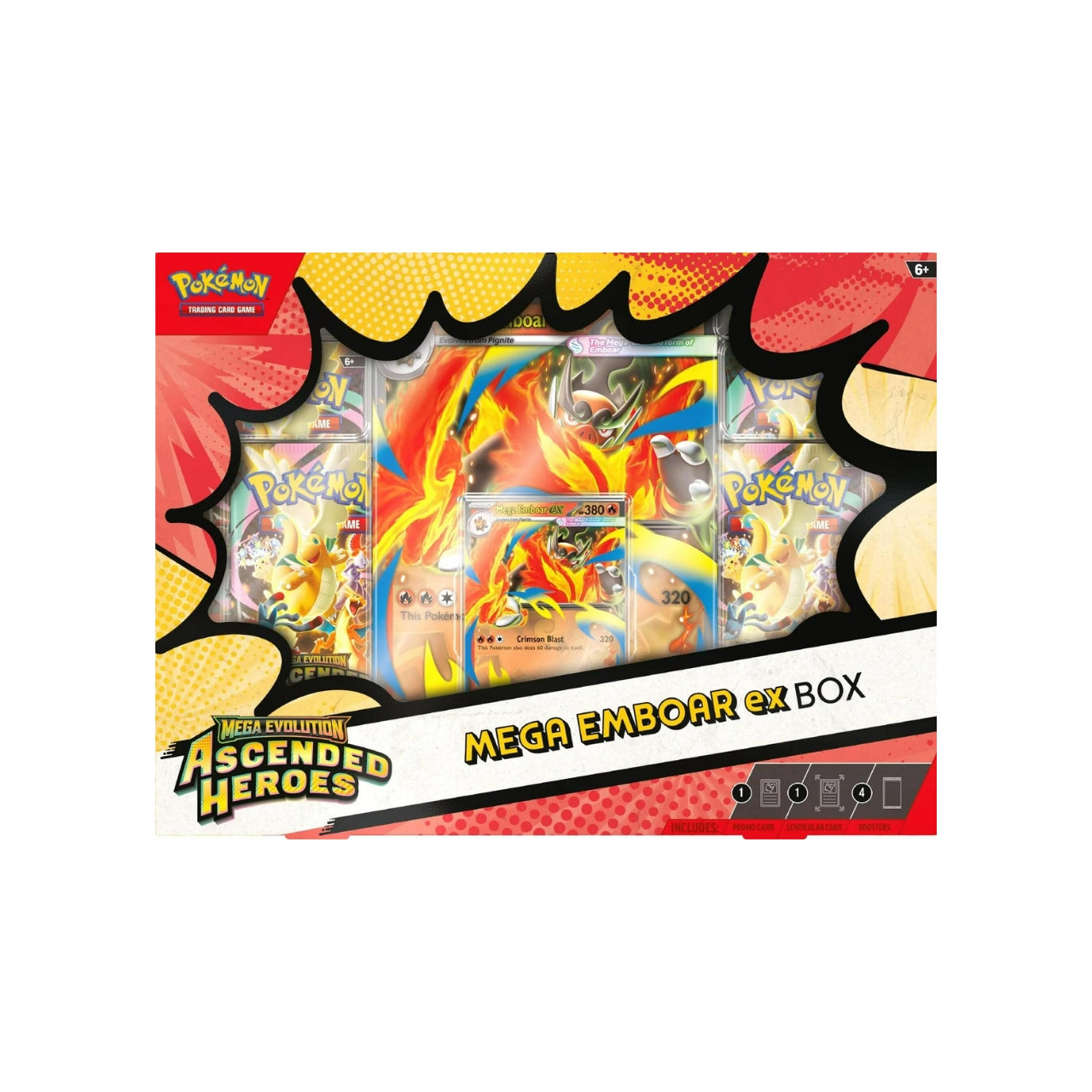 Ascended Heroes Mega ex Boxes ( Meganium ex Box, Mega Emboar ex Box, or Mega Feraligatr ex Box )