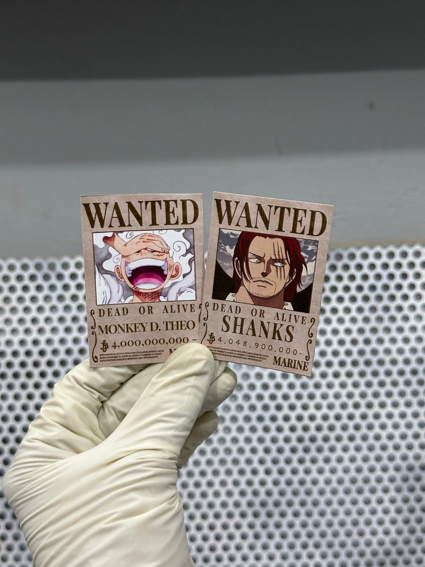 One Piece Bounty Posters ( Mini Sticker ) Set - 6 Stickers
