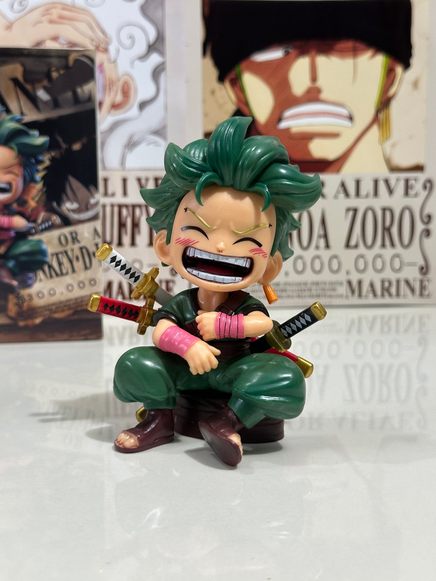 Zoro Action Figure – One Piece Anime Collectible Figure | (13 Cm, With Box)
