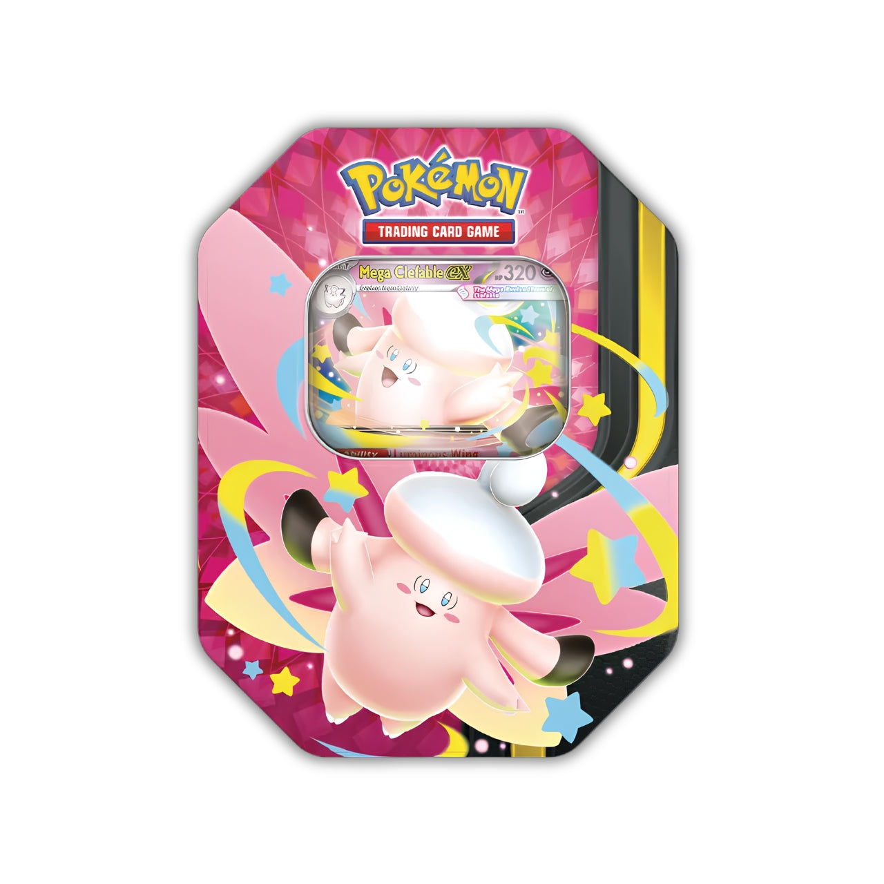 Pokémon TCG: Mega Evolution – Mega Moonlit Tin (Mega Clefable ex or Mega Gengar ex)