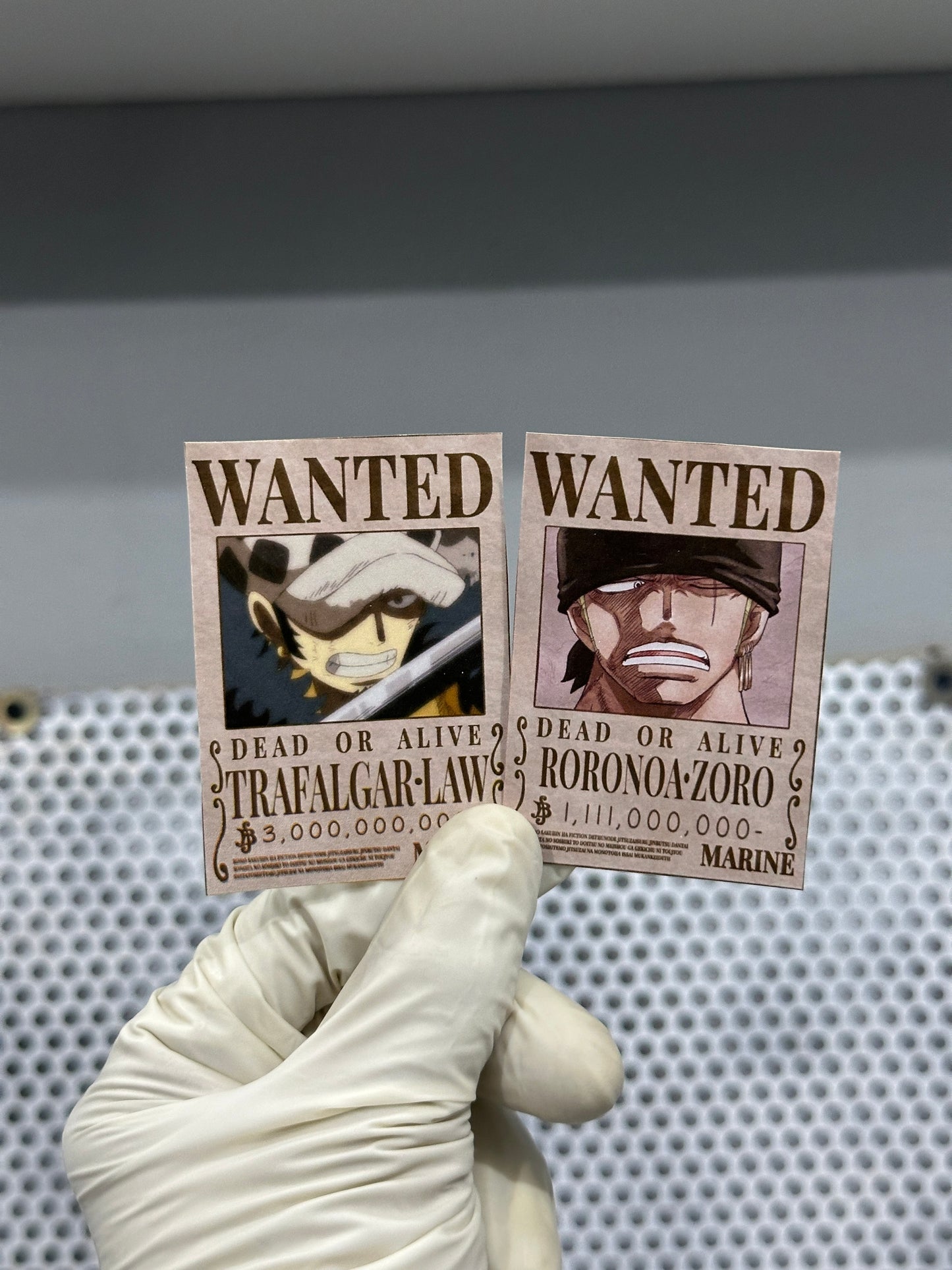 One Piece Bounty Posters ( Mini Sticker ) Set - 6 Stickers