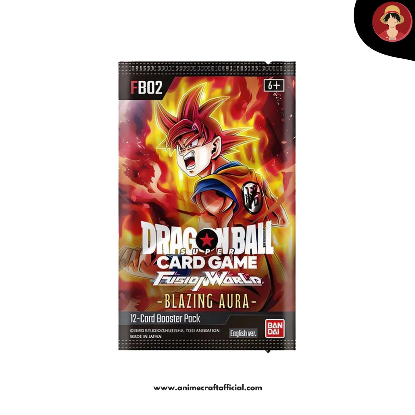 Dragon Ball Super Card Game: Fusion World FB02 Booster Pack – Blazing Aura (English Version)