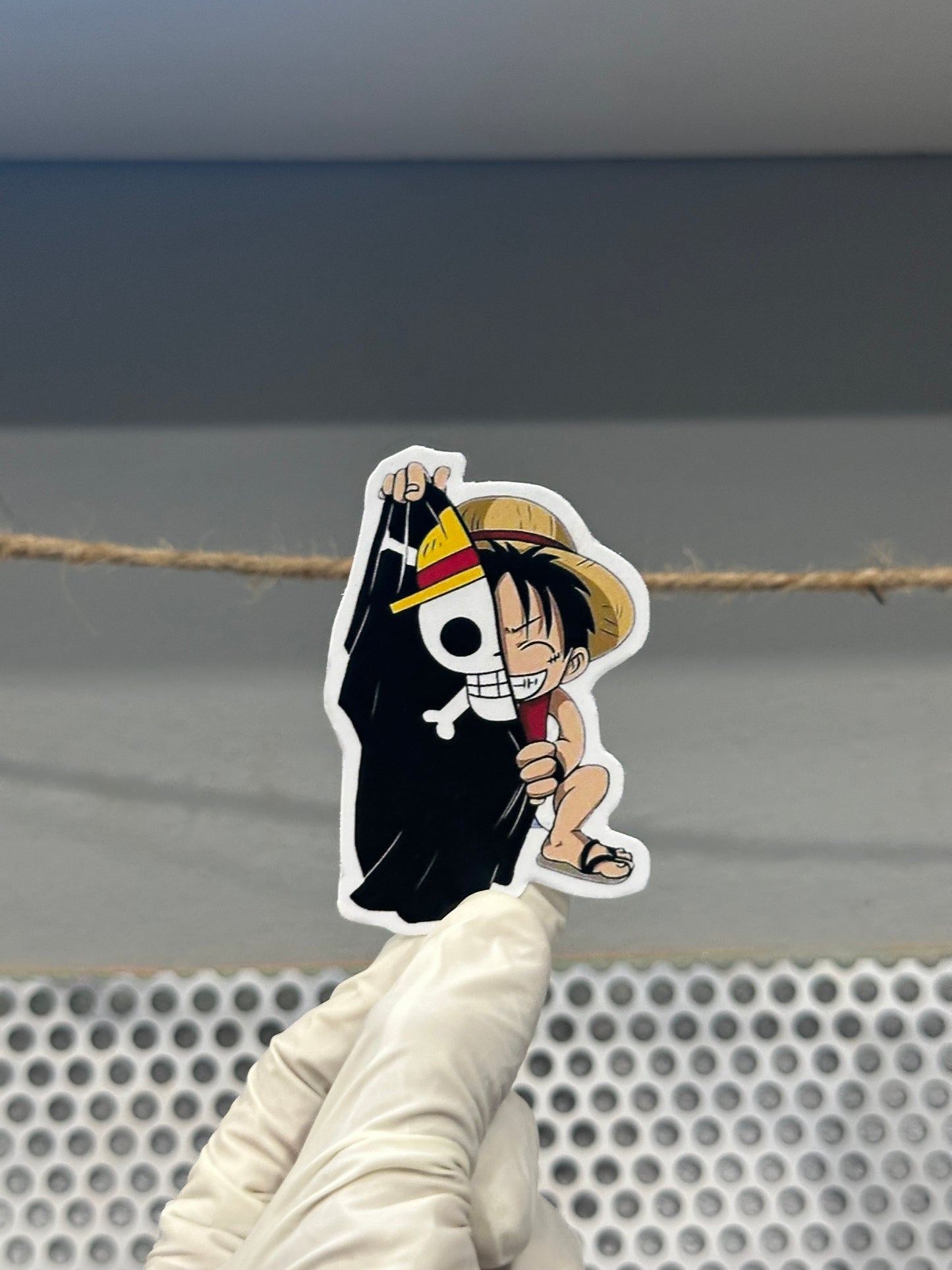 Monkey D. Luffy Sticker Set β One Piece Anime Vinyl Stickers | Waterproof, Kawaii & Collectible Decals for Fans