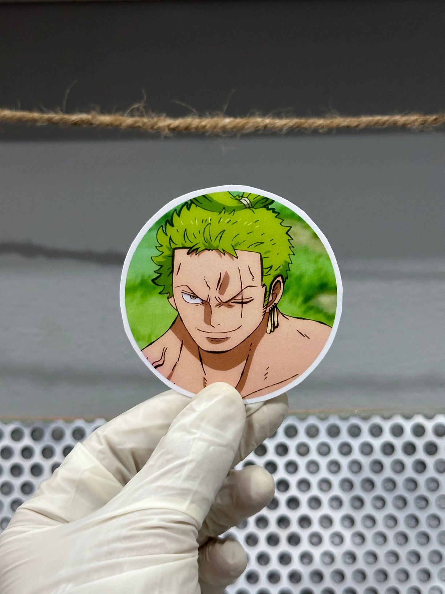 Roronoa Zoro Sticker Set – One Piece Anime Vinyl Stickers | Waterproof, Durable & Collectible Decals for Fans