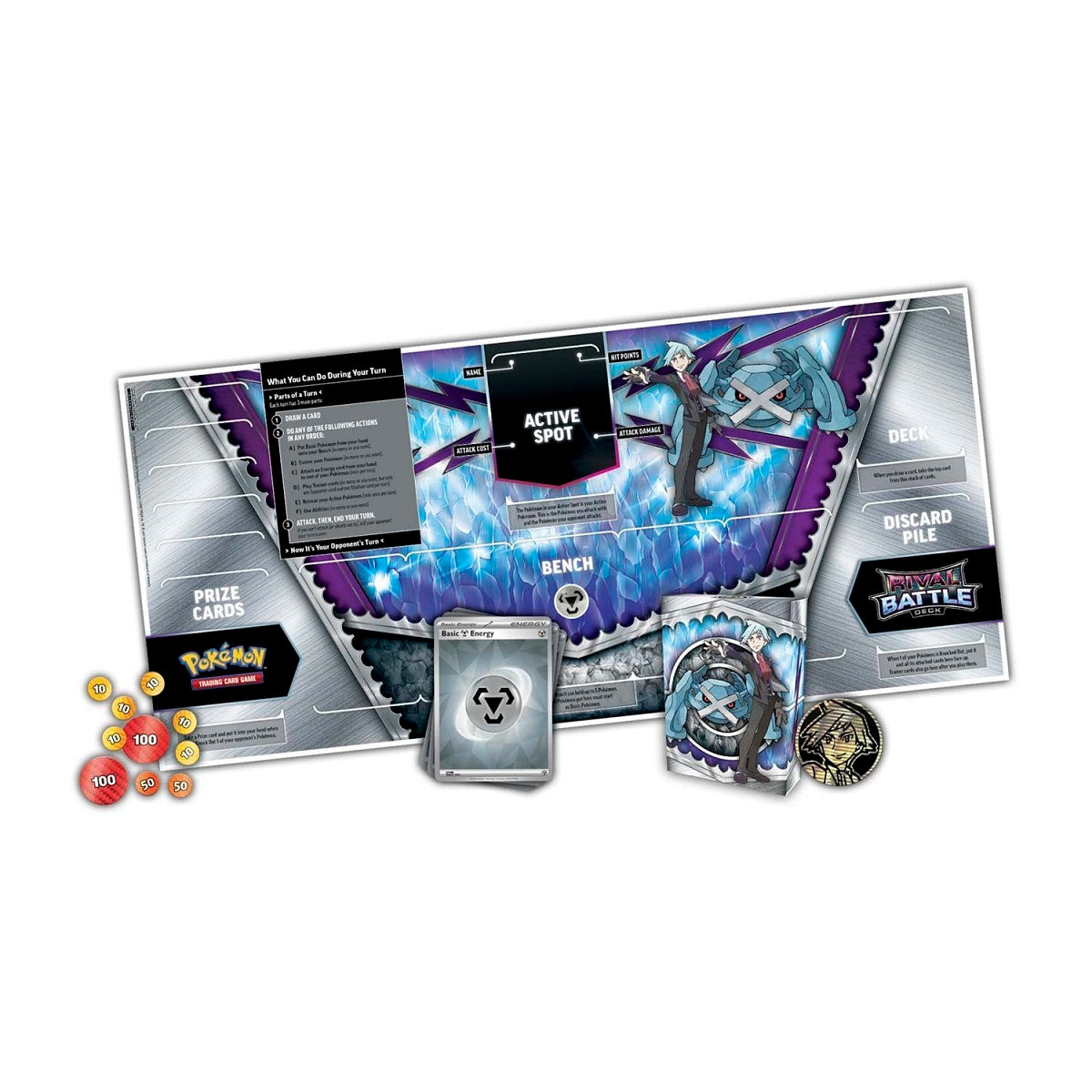 Pokémon TCG: Rival Battle Deck (Steven) – English Version