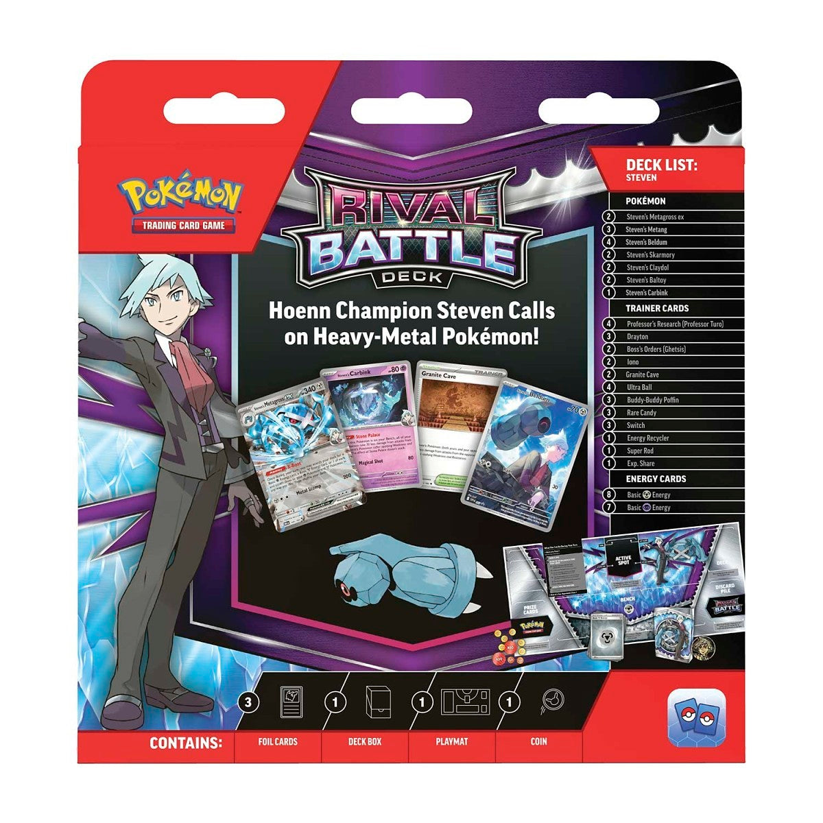 Pokémon TCG: Rival Battle Deck (Steven) – English Version