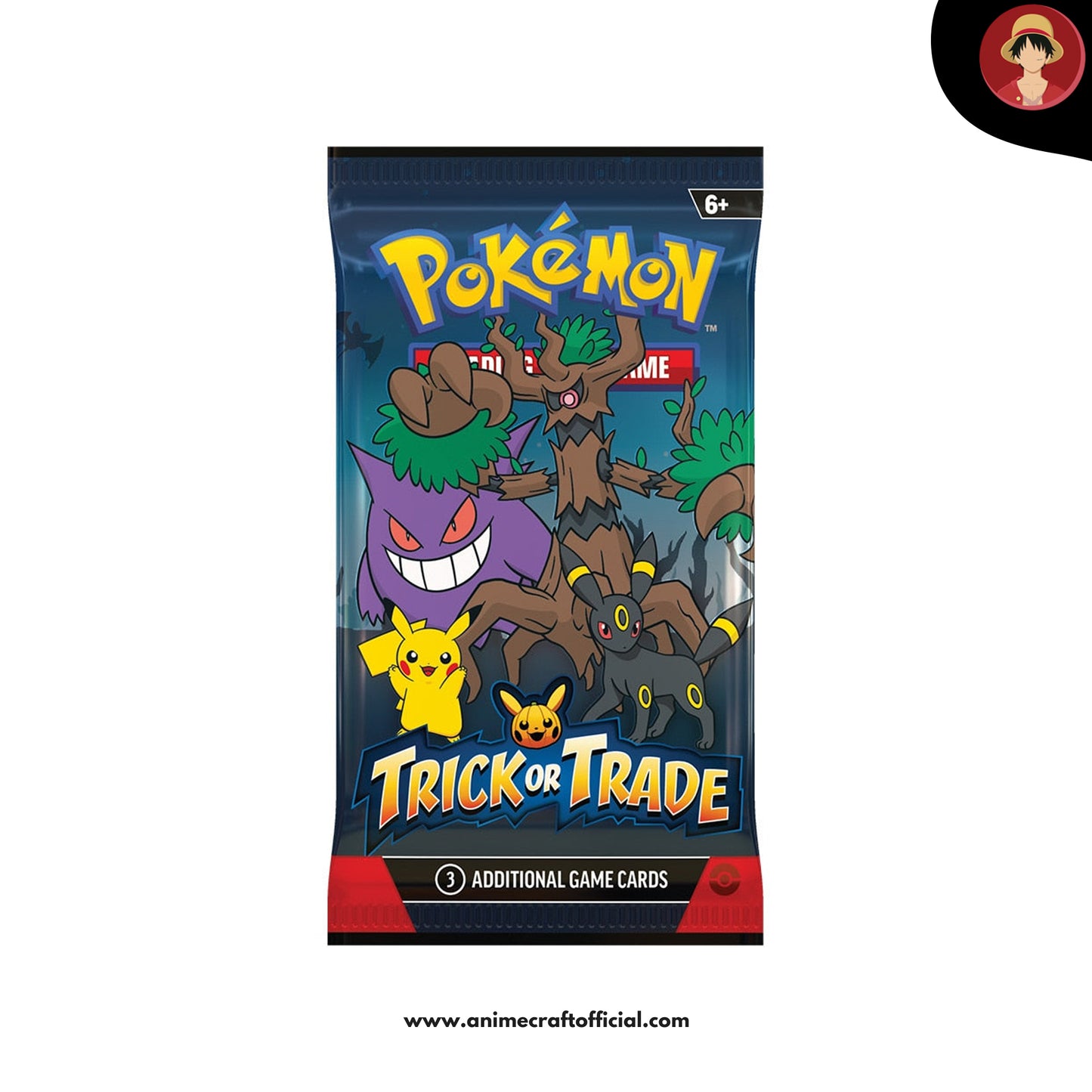 Pokémon Trick or Trade Booster Pack 2024 – Halloween Edition (3-Card Mini Pack) - English