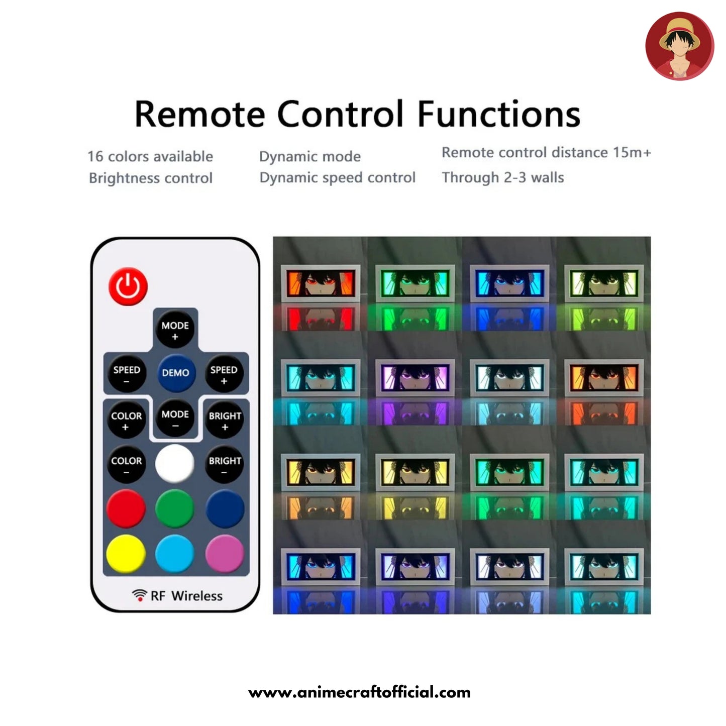 One Piece Roronoa Zoro RGB LED Light Box Frame - Premium Light Frame
