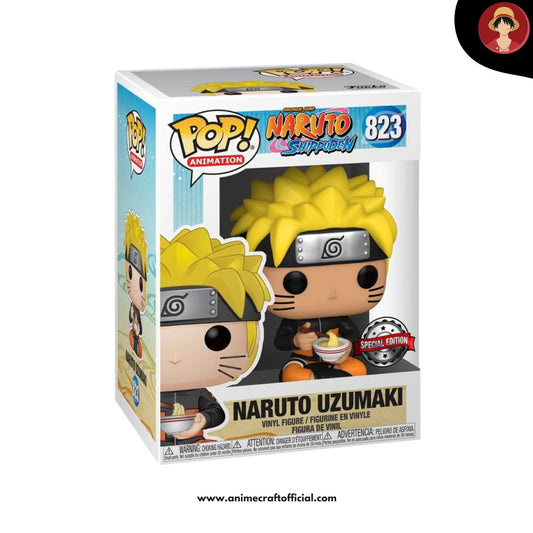 Naruto Shippuden Naruto Uzumaki Eating Ramen 823 - Box Lunch Exclusive Funko Pop