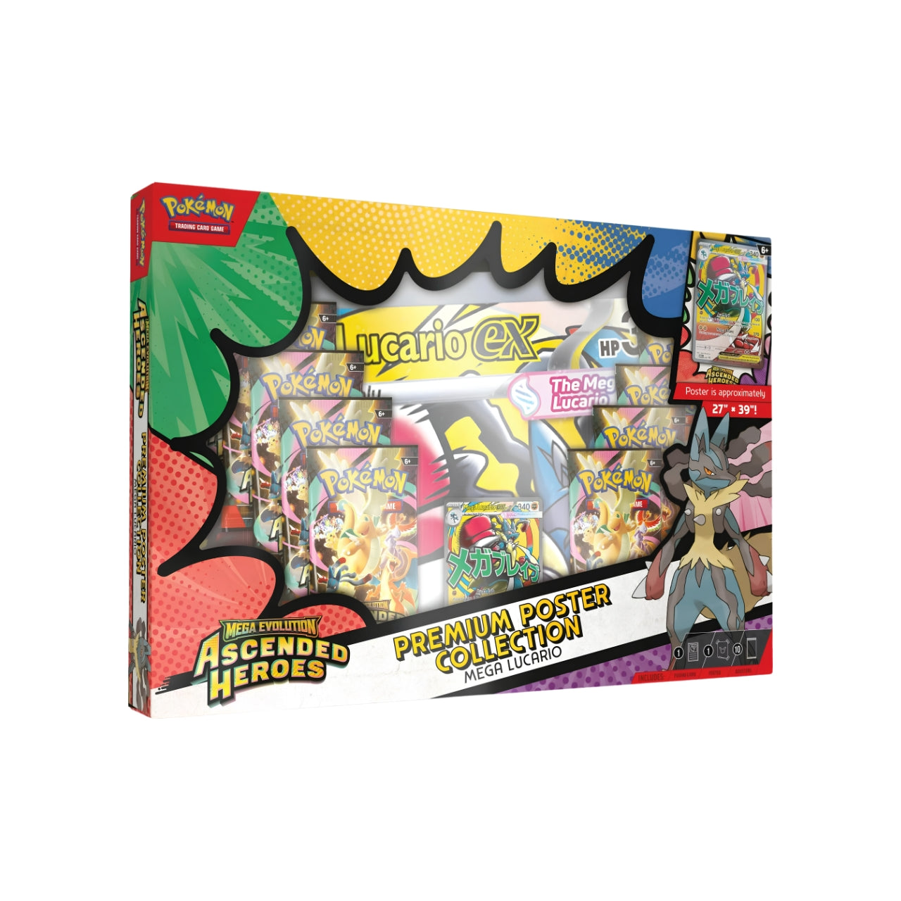 Ascended Heroes Premium Poster Collection ( Mega Lucario ex or Mega Gardevoir ex )
