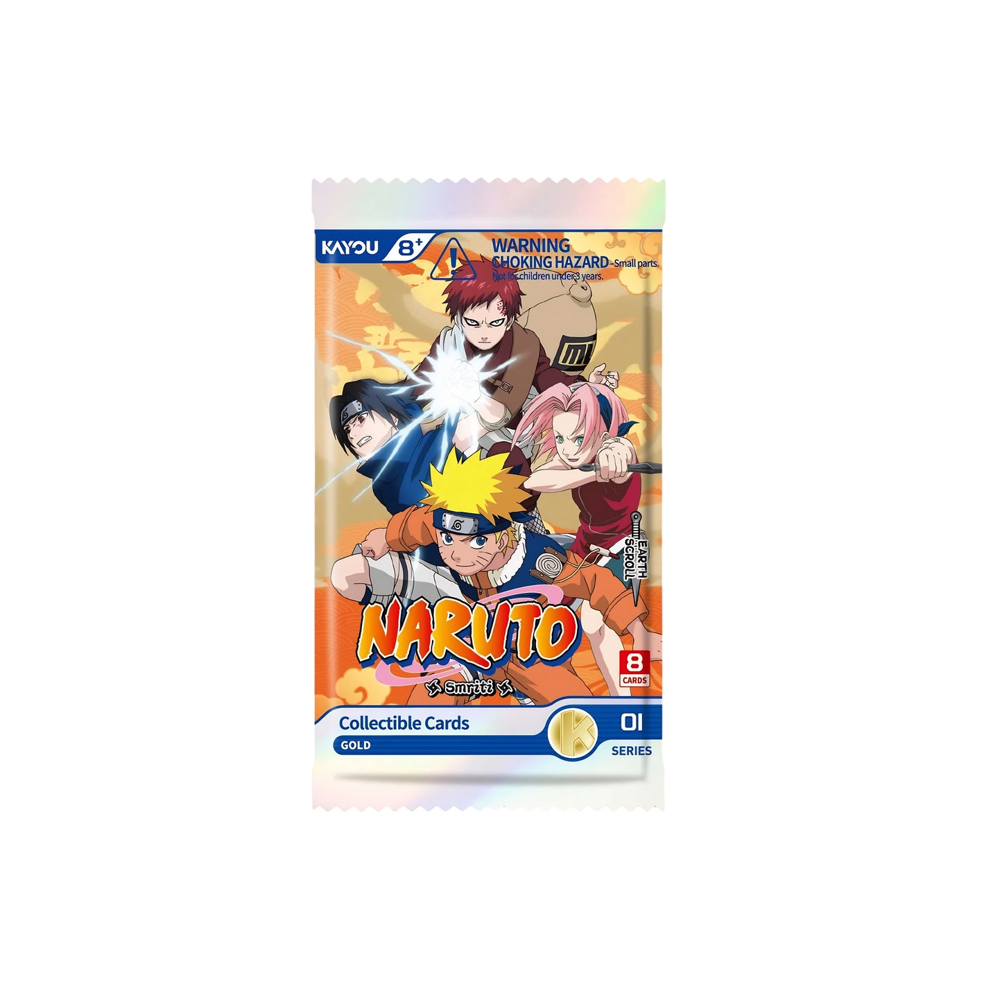 Kayou Naruto Smriti Trading Card Game: Earth Scroll Booster Pack (8 Cards)