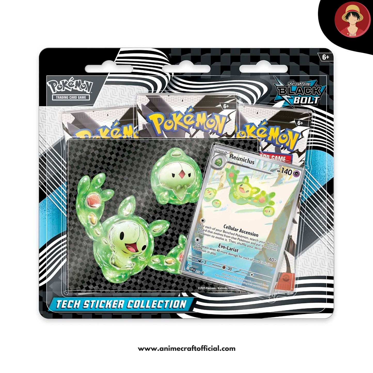 Pokémon TCG – Scarlet & Violet: Black Bolt Tech Sticker Collection (SV: Black Bolt)