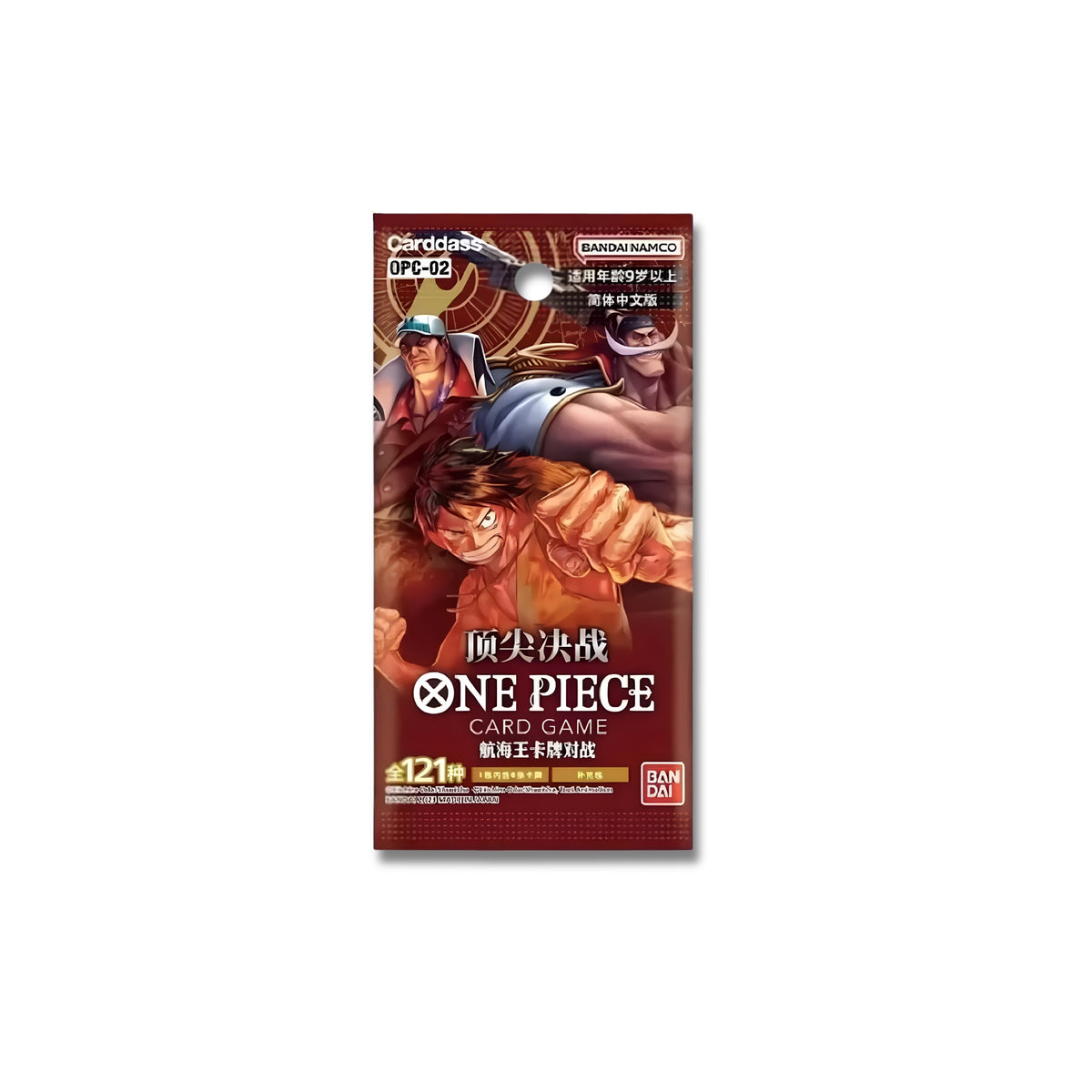 ONE PIECE CARD GAME: PARAMOUNT WAR OPC-02 SIMPLIFIED CHINESE BOOSTER PACK