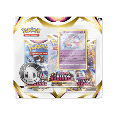 Pokémon TCG: Sword & Shield – Astral Radiance 3-Pack Blister (English Version)