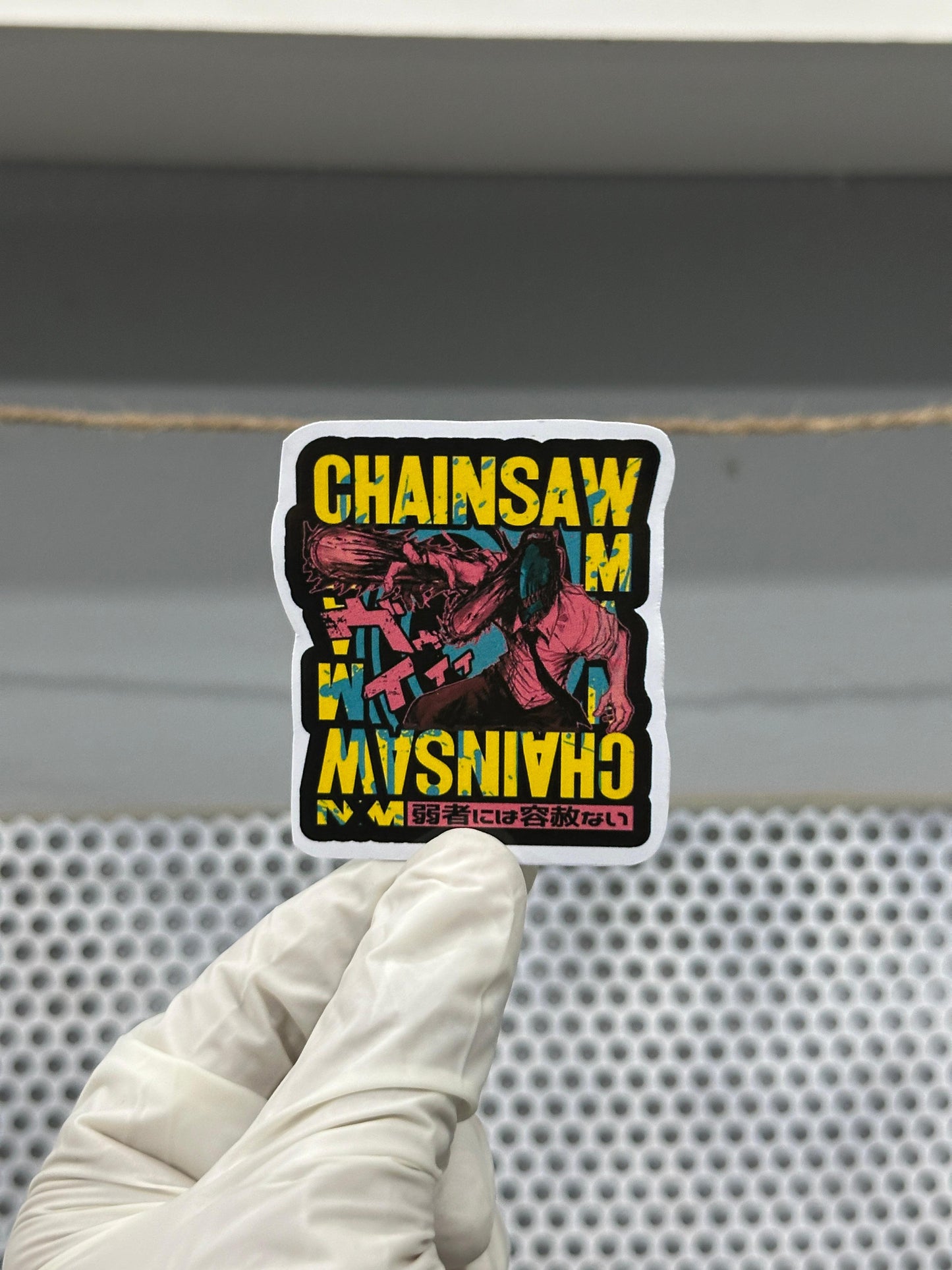 Chainsaw Man Sticker Pack – 5-Piece Anime Vinyl Set | Denji, Power, Aki & More