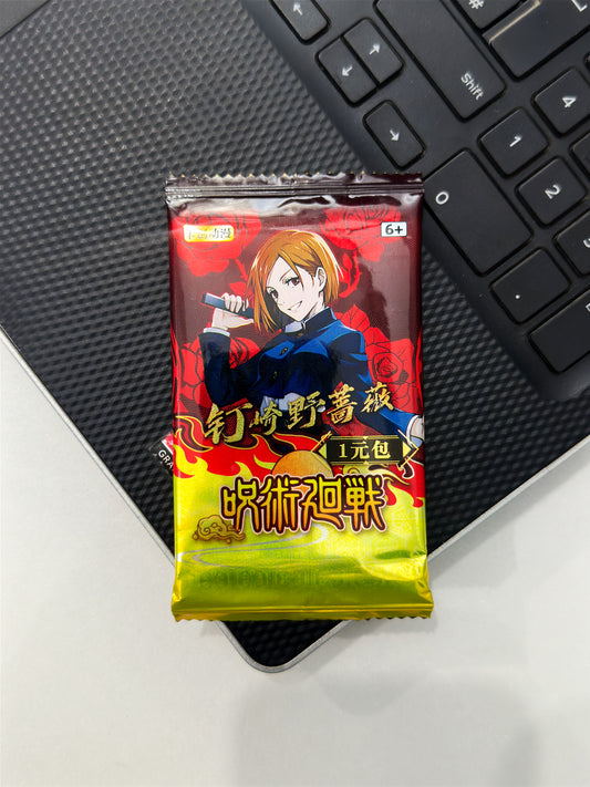 Jujutsu Kaisen Booster Pack – Official Anime Trading Cards | Collectible TCG Pack Featuring Gojo, Yuji & More