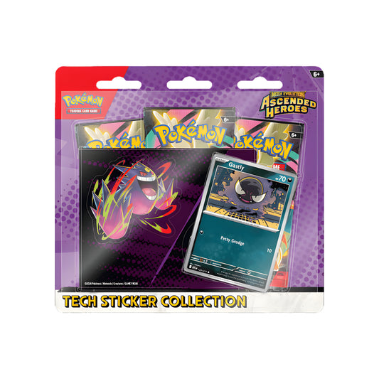 Mega Evolution: Ascended Heroes Tech Sticker Collection - Gastly
