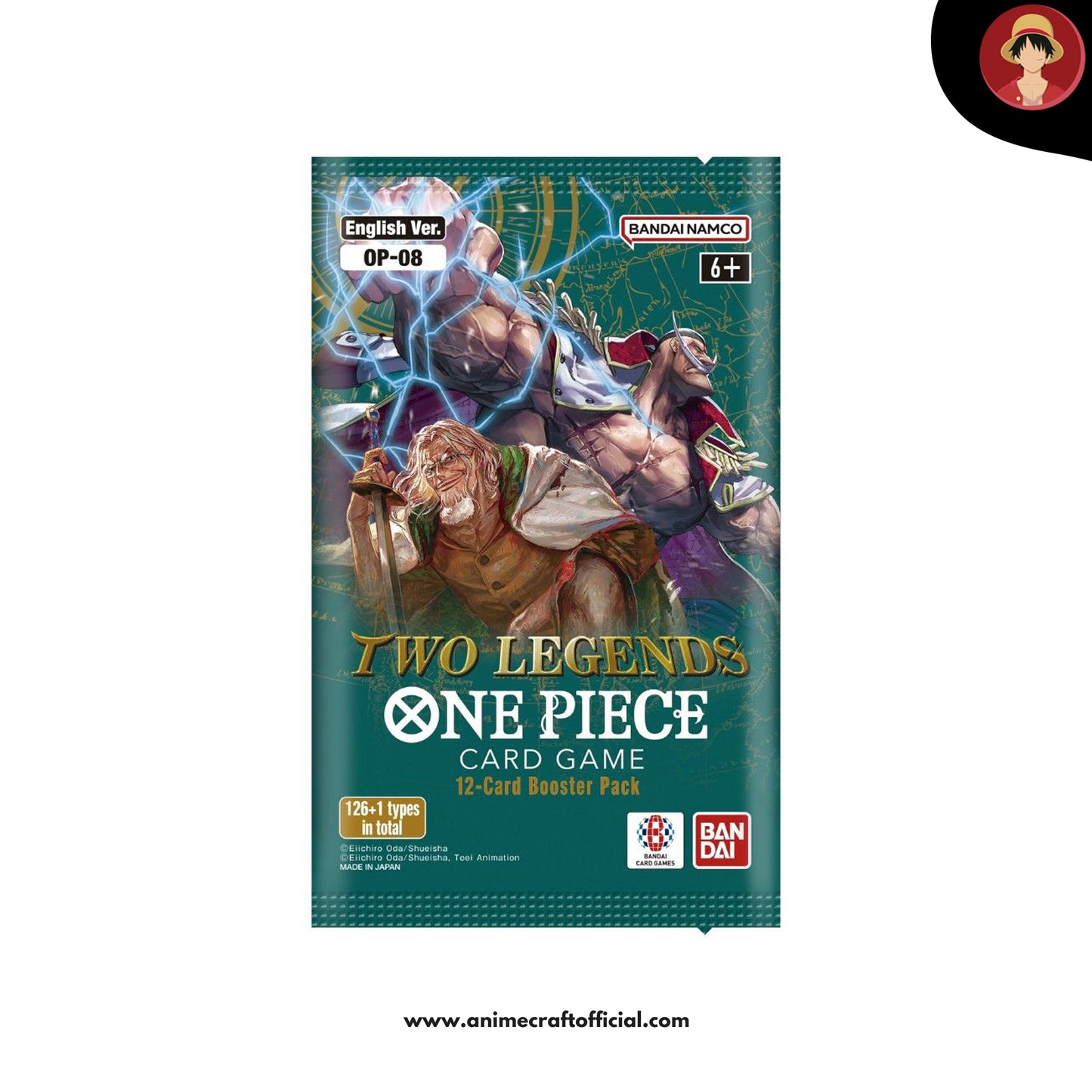 One Piece Card Game: Two Legends OP-08 Booster Pack (English Version)