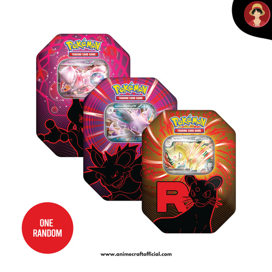 Pokémon TCG – Team Rocket Legendary Villains Tin Collector’s Edition (Random)