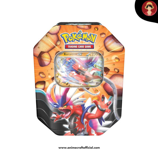 Pokémon TCG – Slashing Legends Tin (Koraidon ex / Zacian ex) – Includes 1 Tin